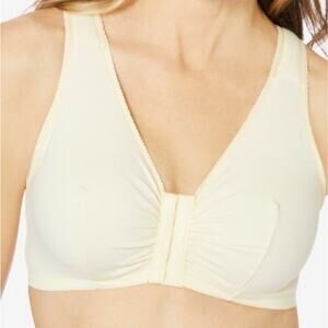 NWOT Bundle Of 2 Leading Lady Meryl Sz 48 C/D/DD Yellow Front-Close Wireless Bra
